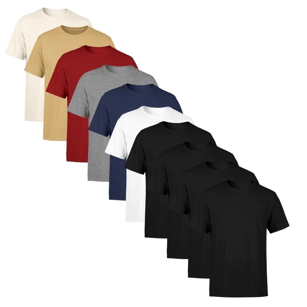 ✅ Kit 10 Camisetas Algodão Premium