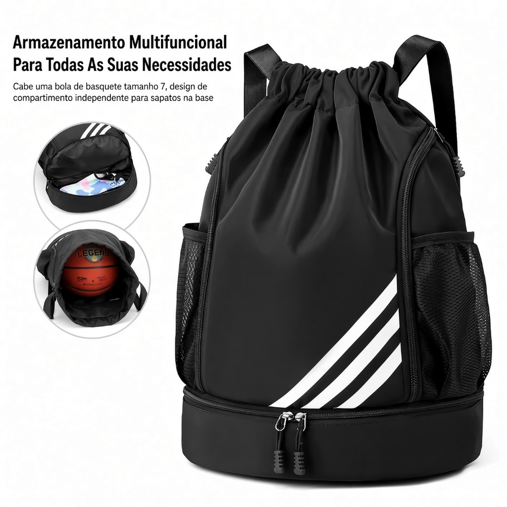 ✅ Mochila Saco Impermeável Esportiva