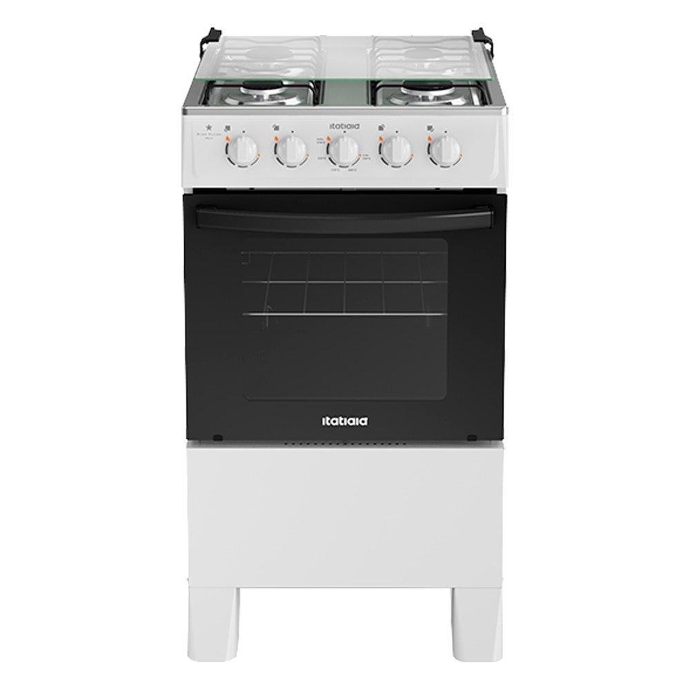 Fogão de Piso Itatiaia 4 Bocas Star Clean New | Acendimento Manual, Branco