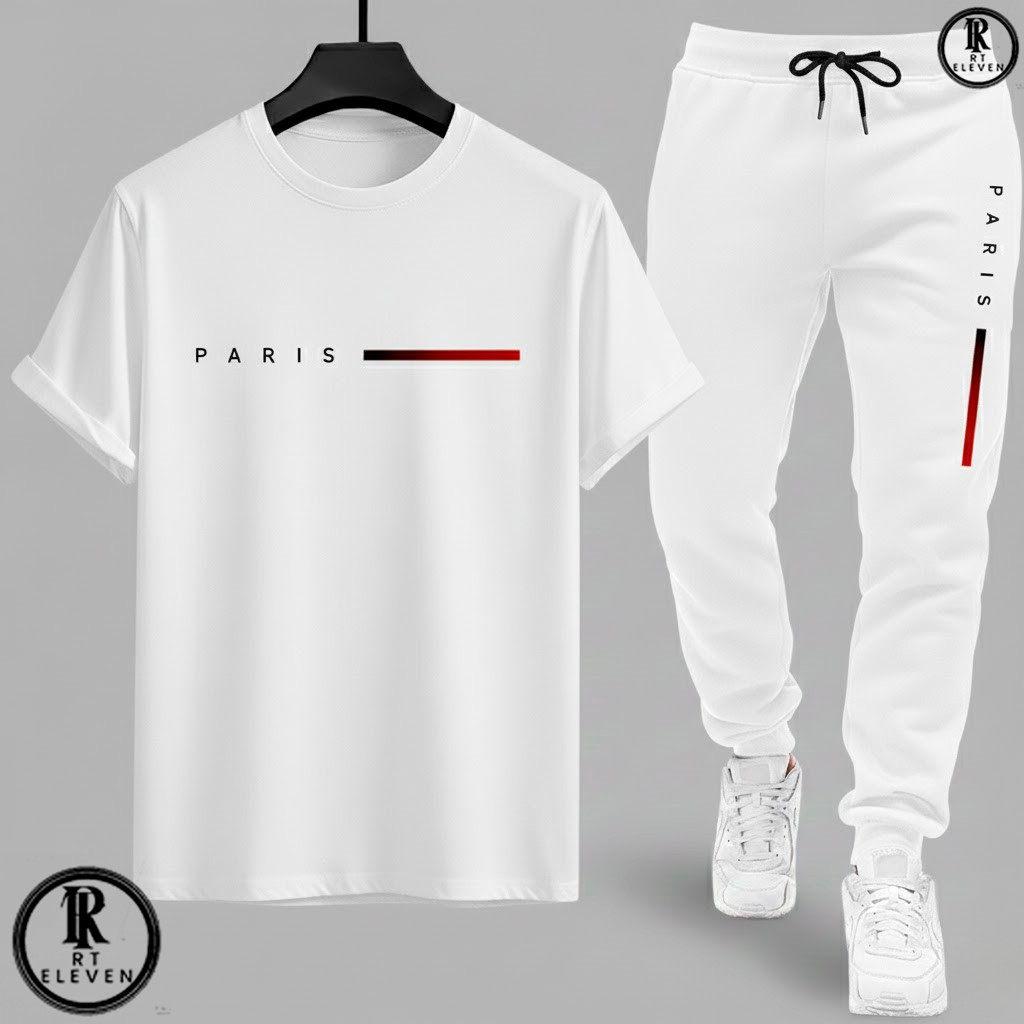 ✅ Kit Camiseta e Calça Moletom Paris