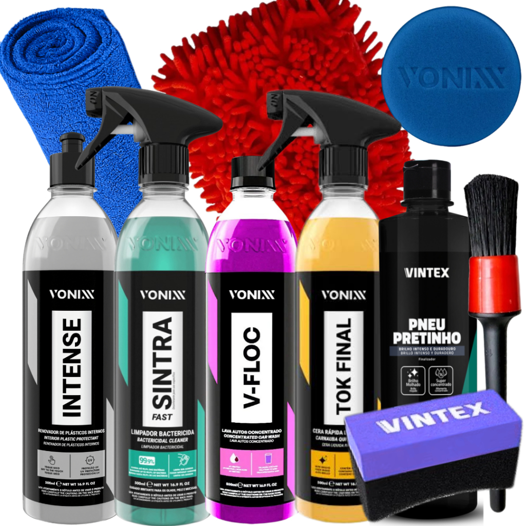 ✅ Kit Estética Automotiva Vonixx Completo