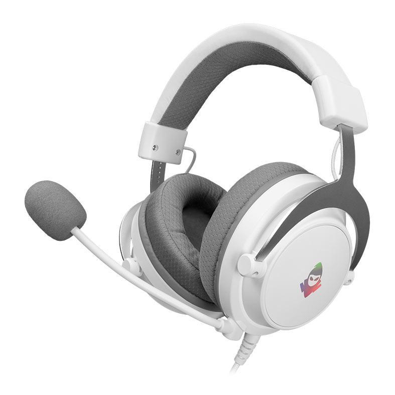 Headset Gamer Mancer Aura Branco