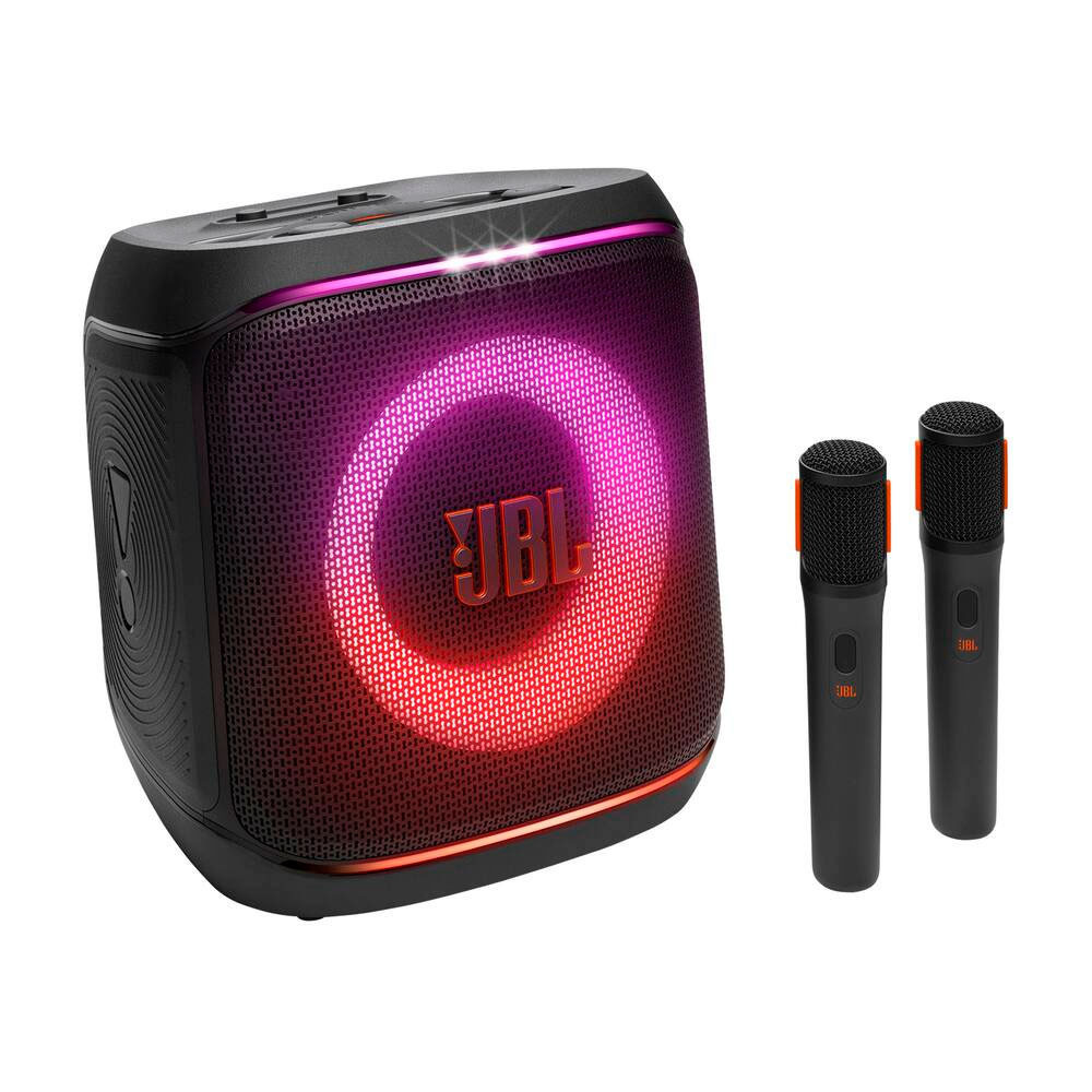 JBL Partybox Encore 2 Bluetooth 2 Microfones AI Sound Boost Até 12h de Bateria