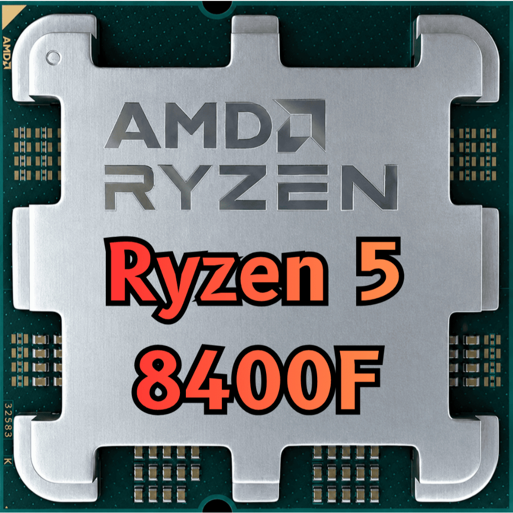 Processador AMD Ryzen 5 8400F, 4.2 GHz (4.7 GHz Max Turbo), Cache 22 MB, 6 Núcleos, 12 Thr