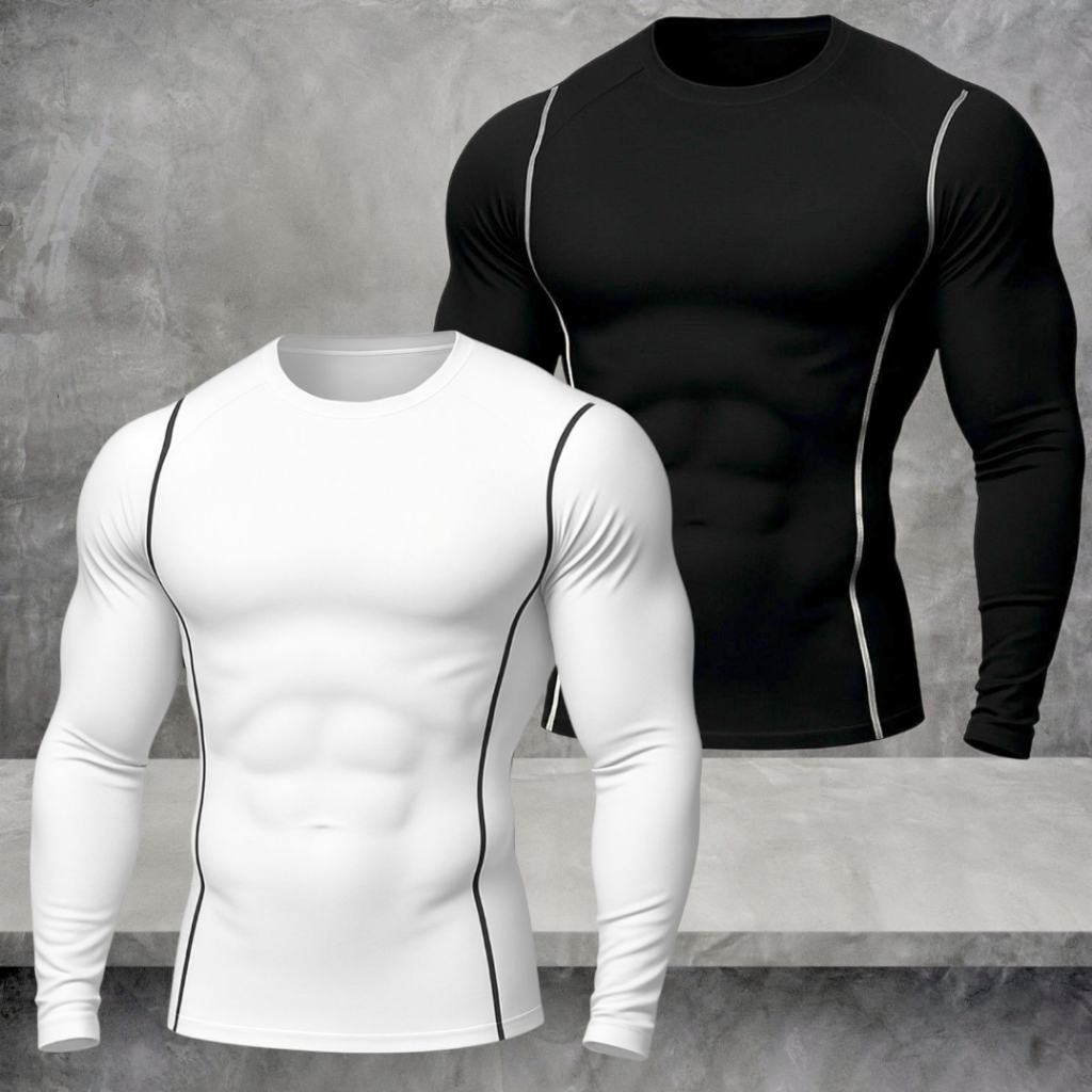 ✅ Camiseta Compressão Térmica Manga Longa
