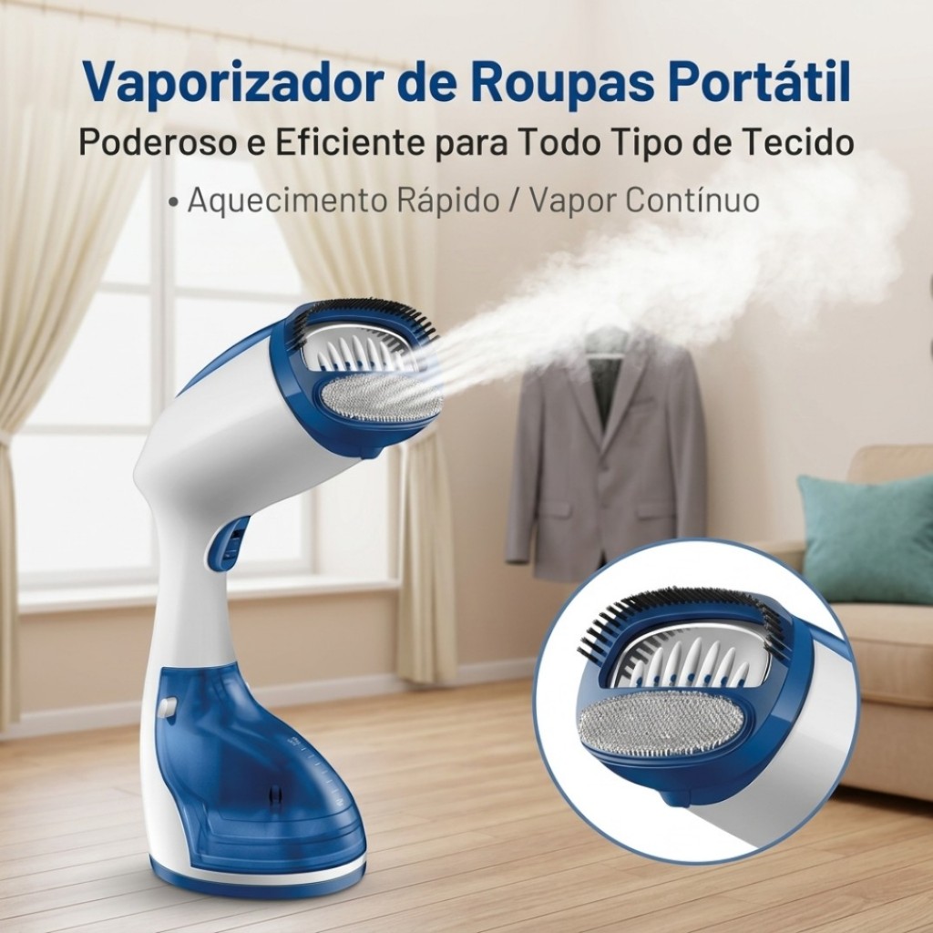 Passadeira a Vapor Portátil Luxo