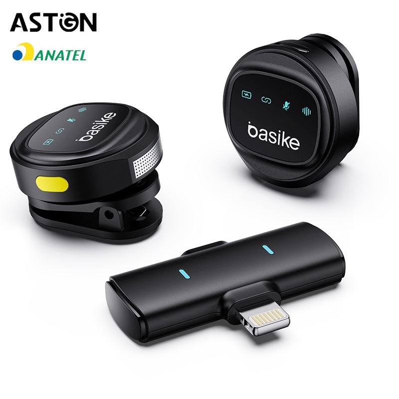 ✅ Astgn Basike Microfone de Lapela