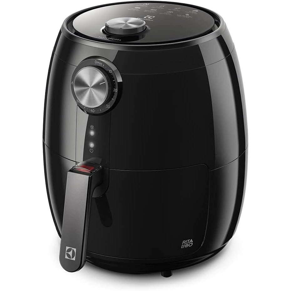 Fritadeira Elétrica sem oleo Electrolux Airfryer 3,2L 8 receitas pré-sugeridas desligament