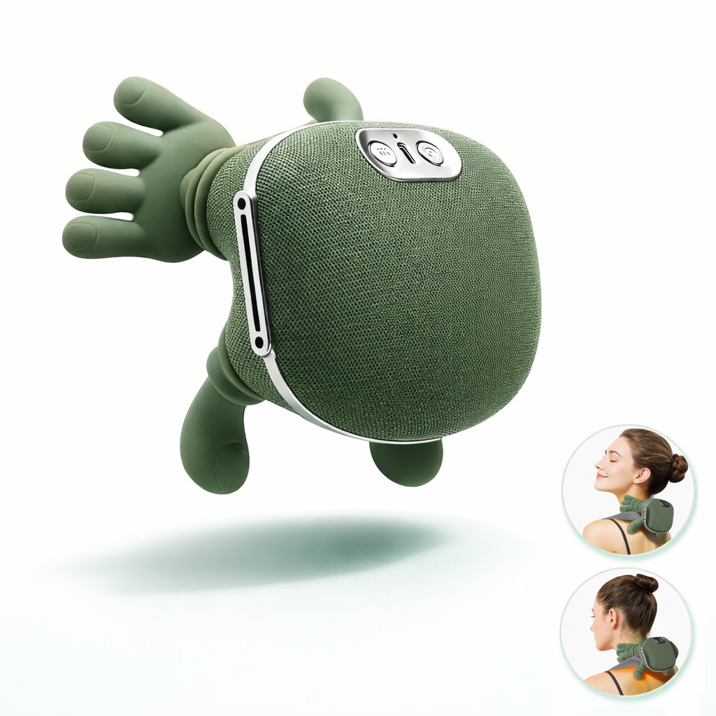 ✅ Massageador de Pescoço Shiatsu Térmico