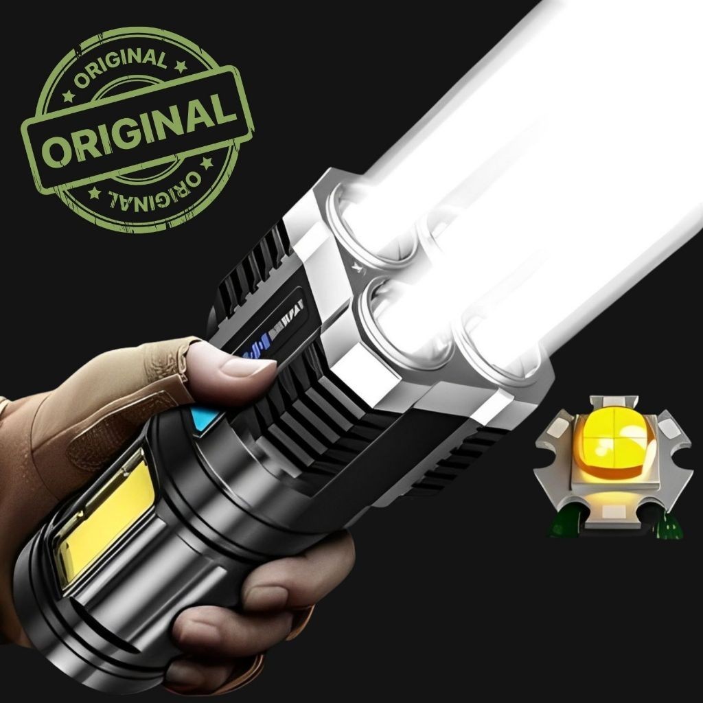✅ Lanterna Led Portátil Longo Alcance