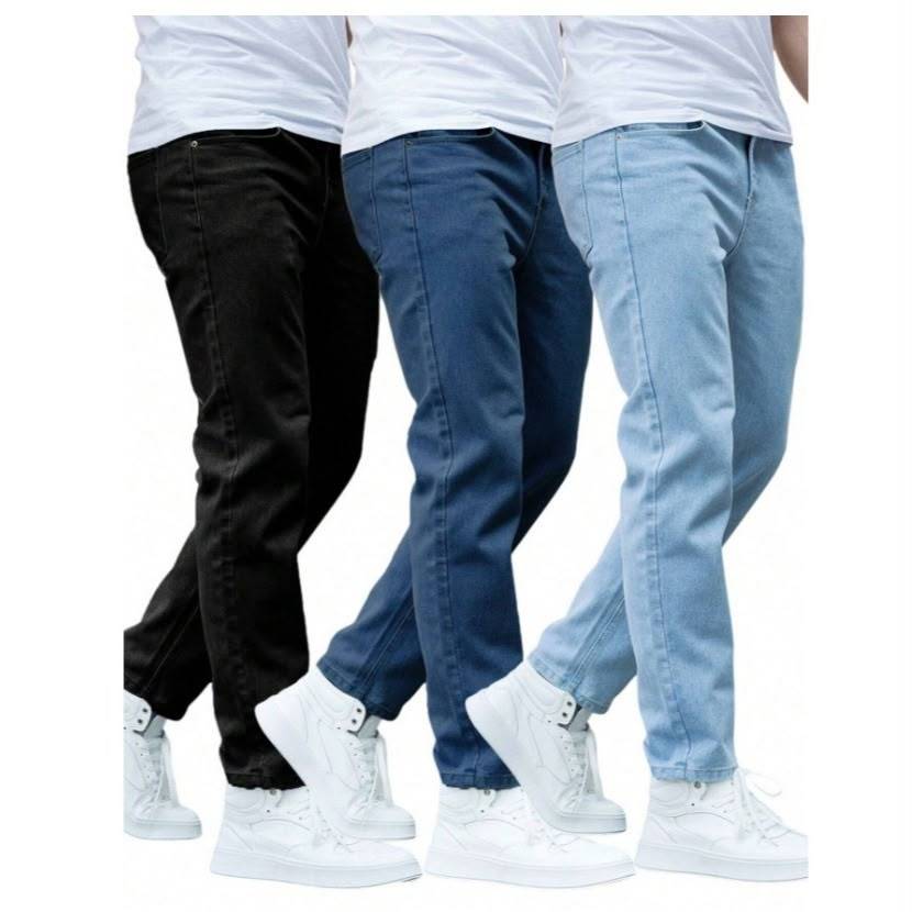 ✅ Kit Calças Jeans Slim Fit