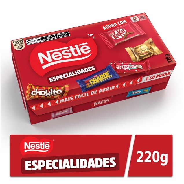 Bombom Nestlé Especialidades 220g