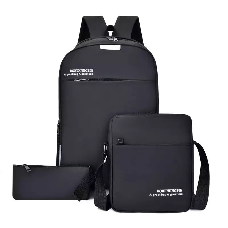 ✅ Kit Mochila 3 Peças Notebook