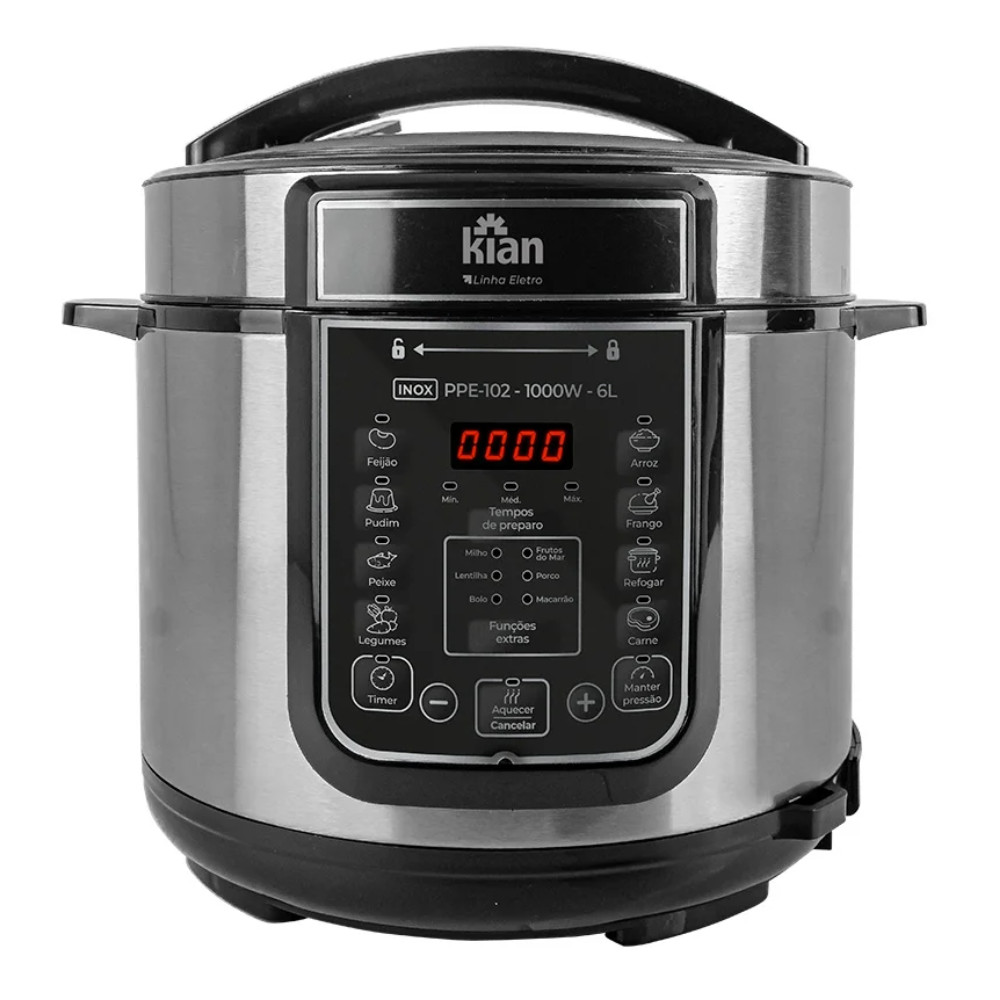 ✅ Panela Pressão Elétrica Kian 6L