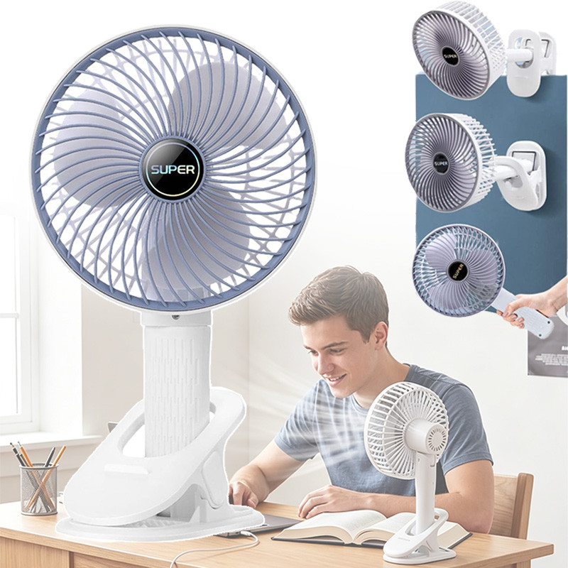 Mini Ventilador Portátil com Clipe