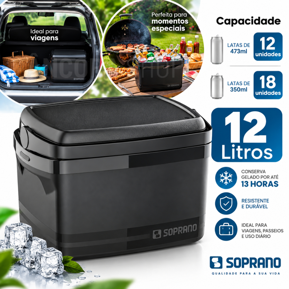 Caixa Térmica Soprano 12L