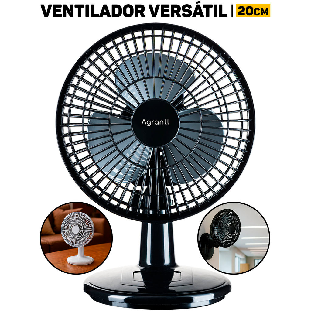 ✅ Ventilador Mini Turbo Agratto 20cm