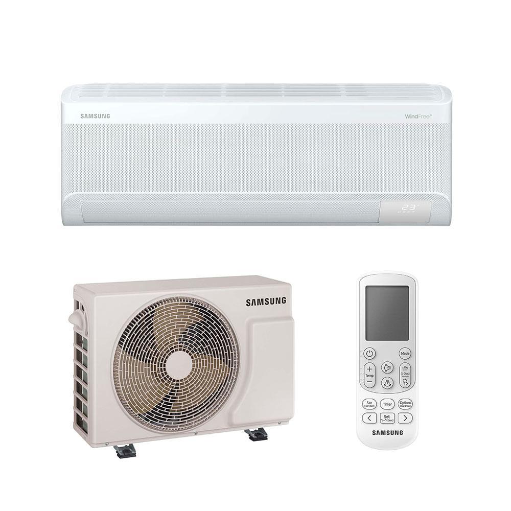 Ar Condicionado Split Hi Wall WindFree Ai Pro Samsung Inverter 24.000 Btus Frio 220v R-32