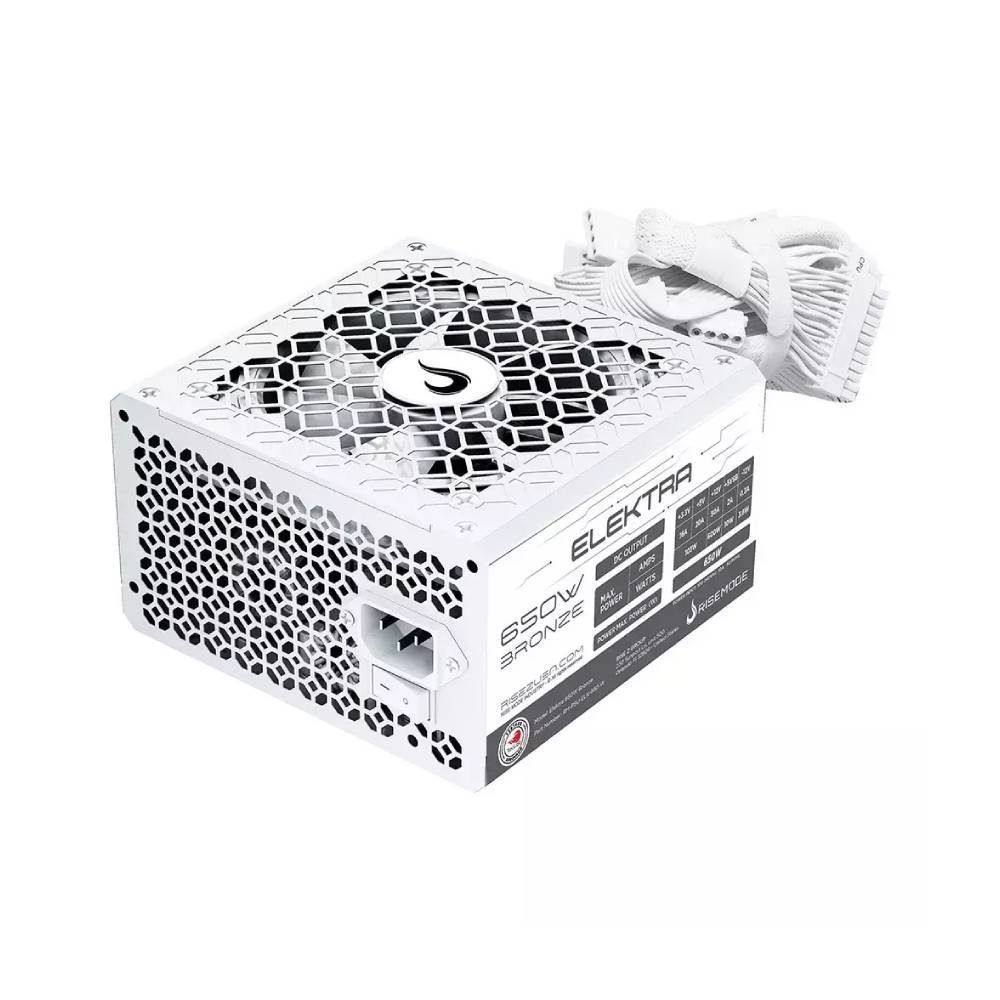 🔥Fonte Gamer Rise Mode Elektra 650W 80 Plus Bronze PFC Ativo - RM-PSU-ELK-650-B