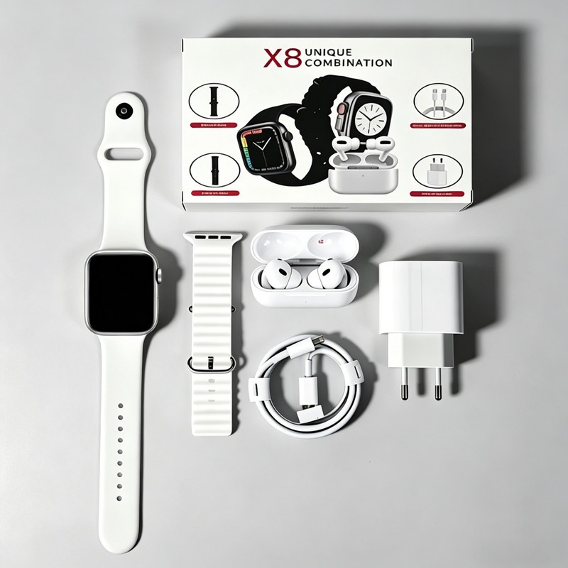 ✅ Kit Smartwatch X8 6 Em 1