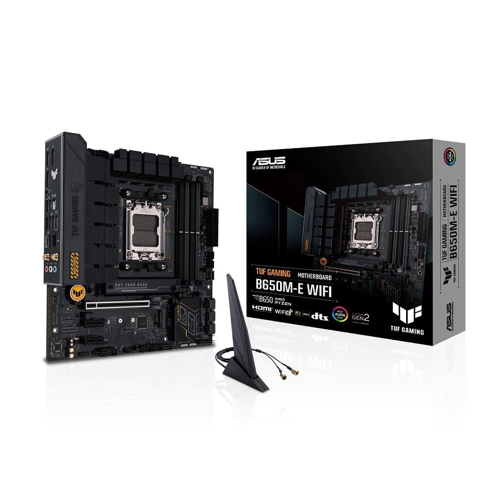 Placa Mãe Asus TUF GAMING B650M-E WIFI AM5 4xDDR5 Chipset AMD B650 mATX