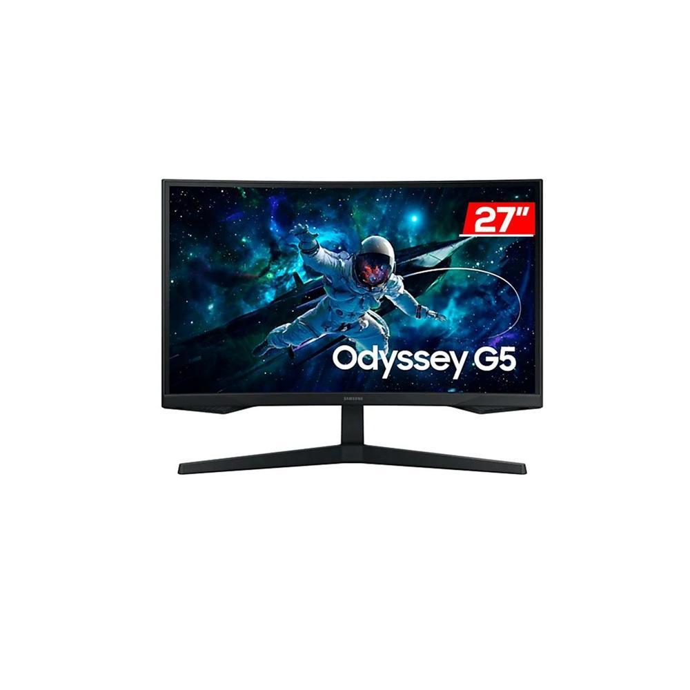 🔥 Monitor Samsung Odyssey G5 27" QHD VA LS27CG552ELMZD 165HZ 1 (MPRT) Display Port HDMI H