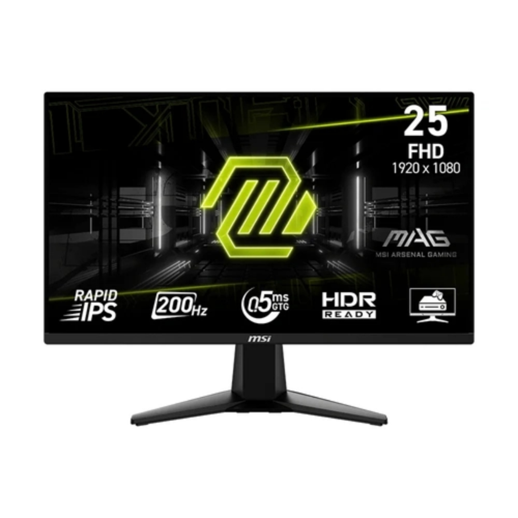 Monitor Gamer MSI MAG 255F E20 24.5'' Full HD 200Hz 0.5ms - 9S6-3BC21M-046