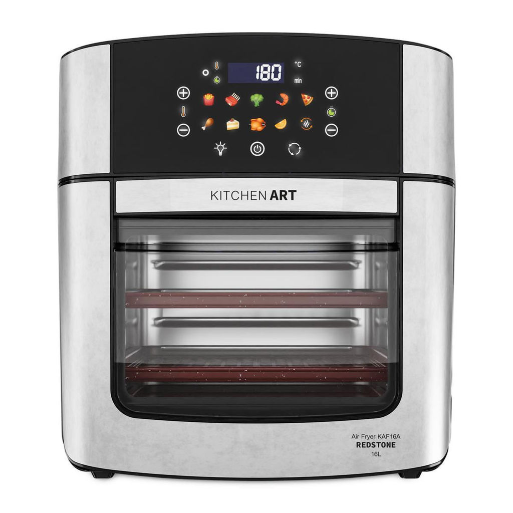 GRANDONA! 16L c/ Espeto Rotisserie! Pra galera do CHURRASCO de Air Fryer