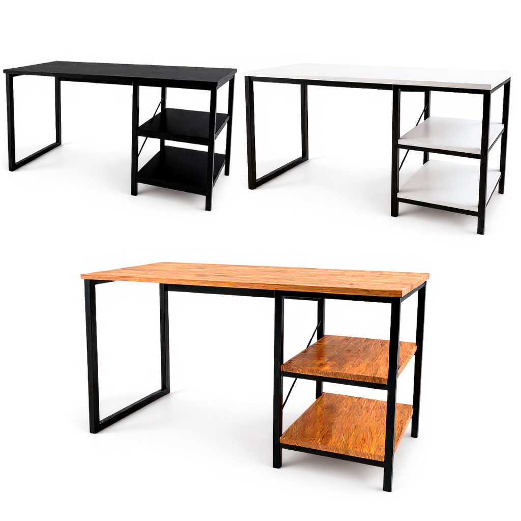 ✅ Mesa Escrivaninha Industrial Home Office