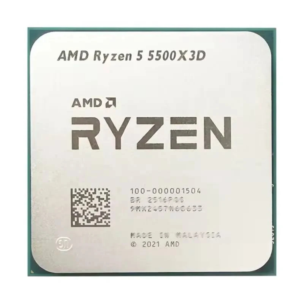 🔥 AMD Ryzen 5 5500X3D, 4.0GHz Max Turbo, Cache 96 MB, AM4, (Novo S/Box)