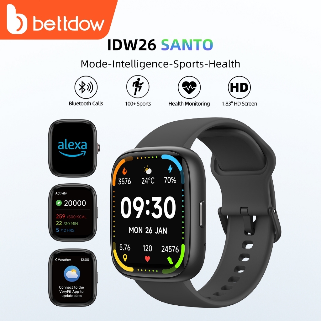 ✅ Smartwatch Bettdow com Alexa