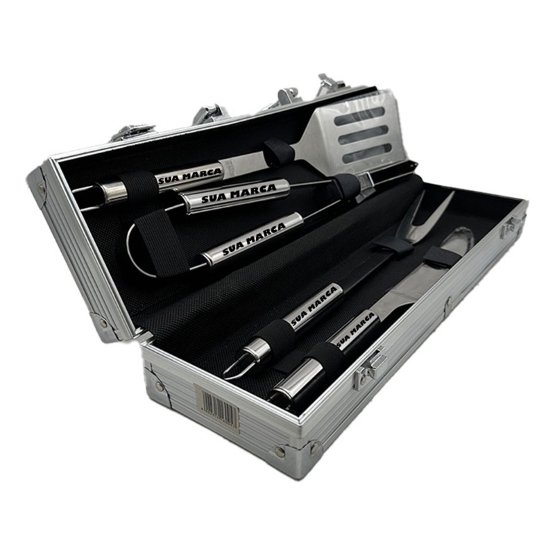 ✅ Kit Churrasco Premium com Maleta