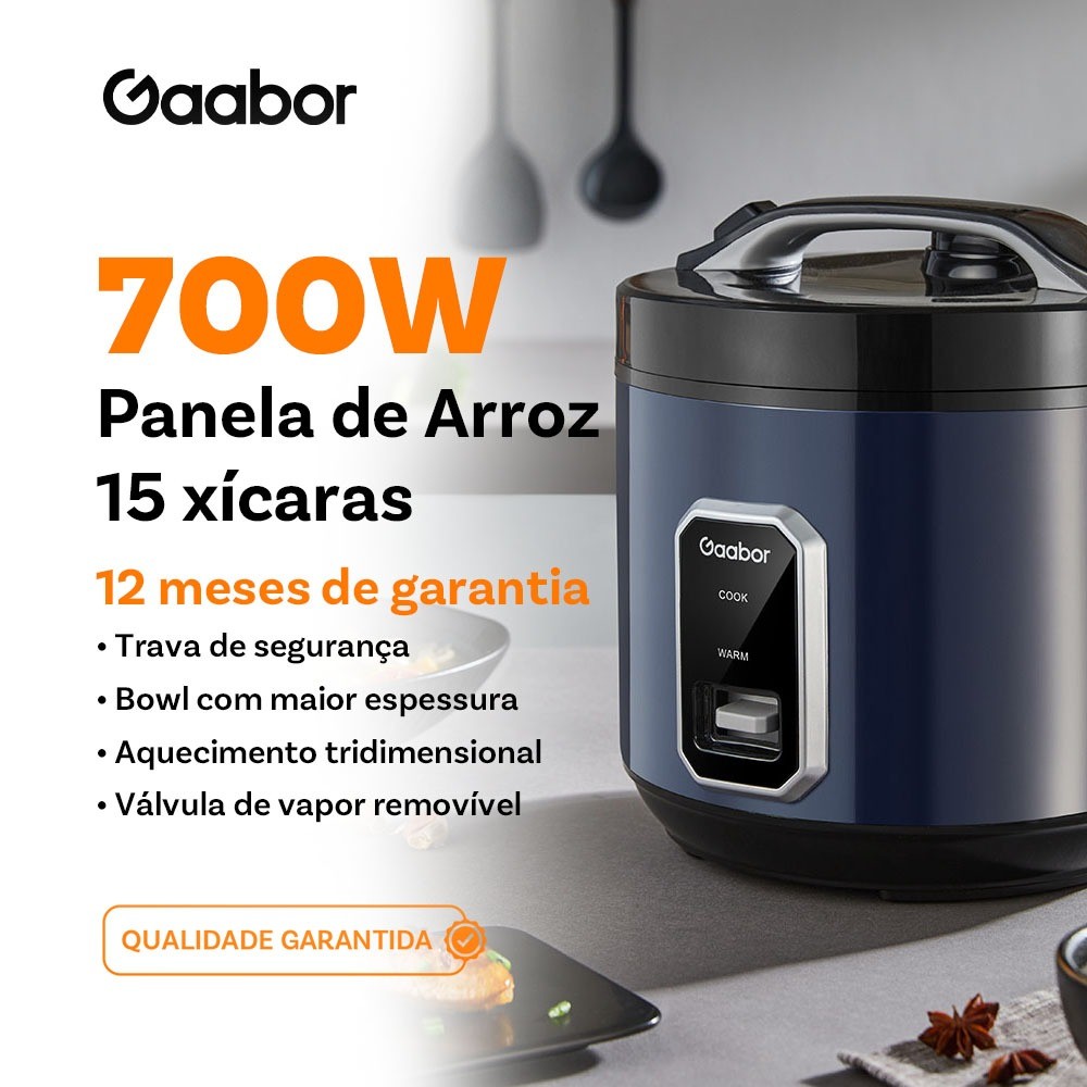 Arroz soltinho e receitas completas na mesma panela