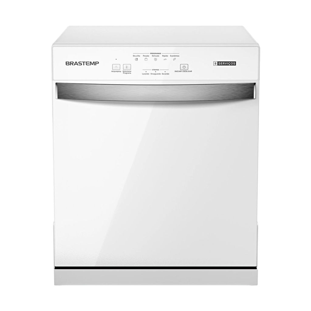 Lava Louças 8 Serviços Brastemp Branca