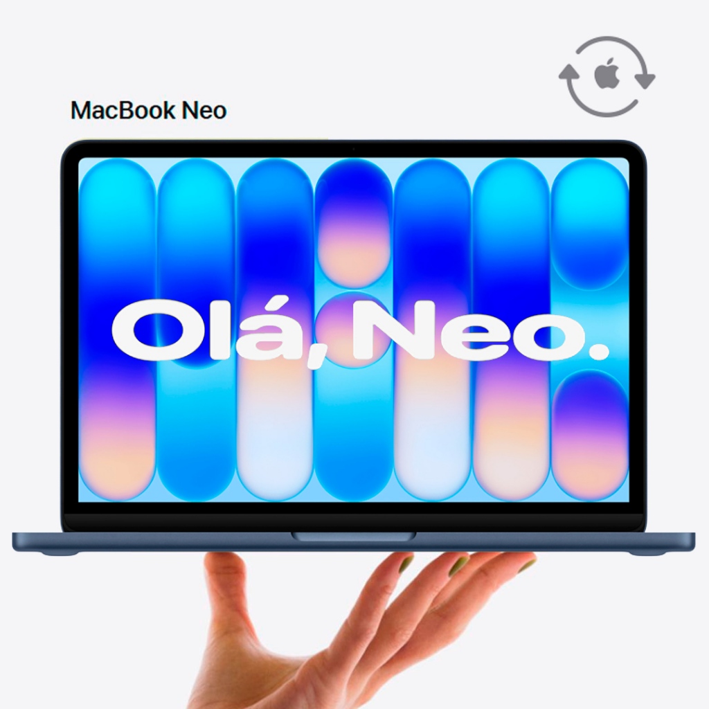 Notebook MacBook Neo Apple CPO 13" Chip A18 Pro CPU de 6 núcleos GPU de 5 núcleos 8GB RAM 