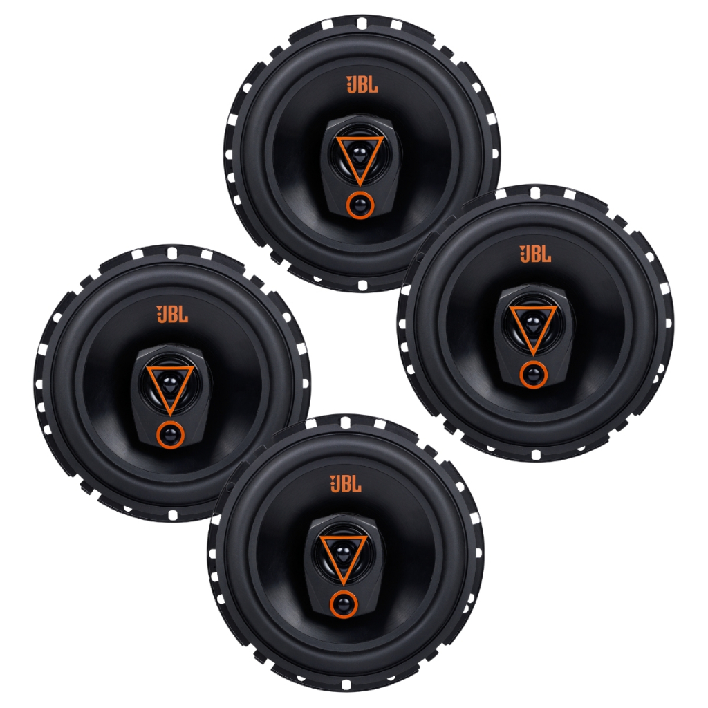 Kit 4 Alto Auto Falantes JBL 6TRMS80 6 Polegadas Boca 6x6 320W RMS