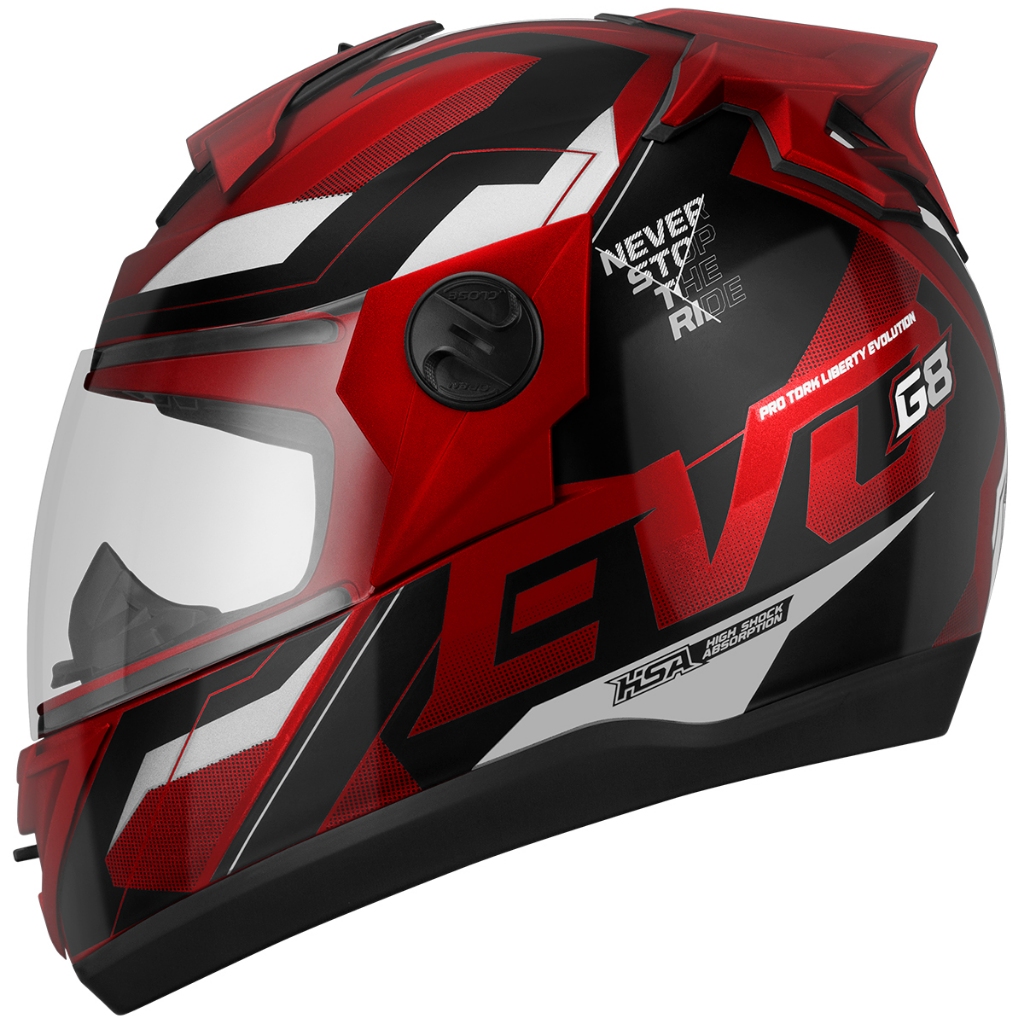 Capacete Fechado Moto Pro Tork Evolution G8 Evo