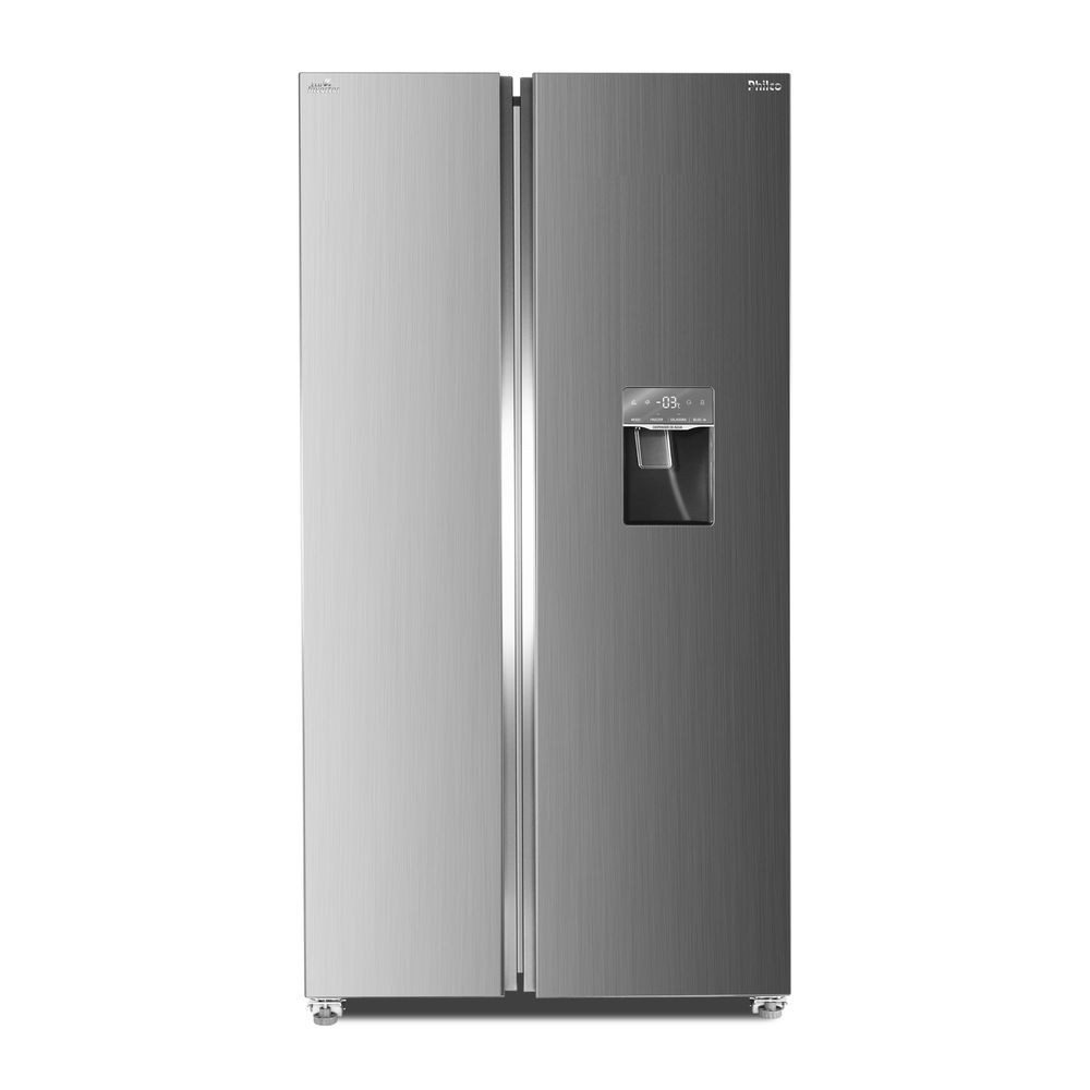 Geladeira Side By Side Philco Eco Inverter Frost Free Smart Cooling Inox 434l Inox