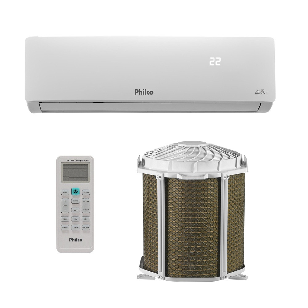 Ar condicionado Split Philco Hi Wall Inverter 12.000 Btus/h Frio PAC12FC 220V