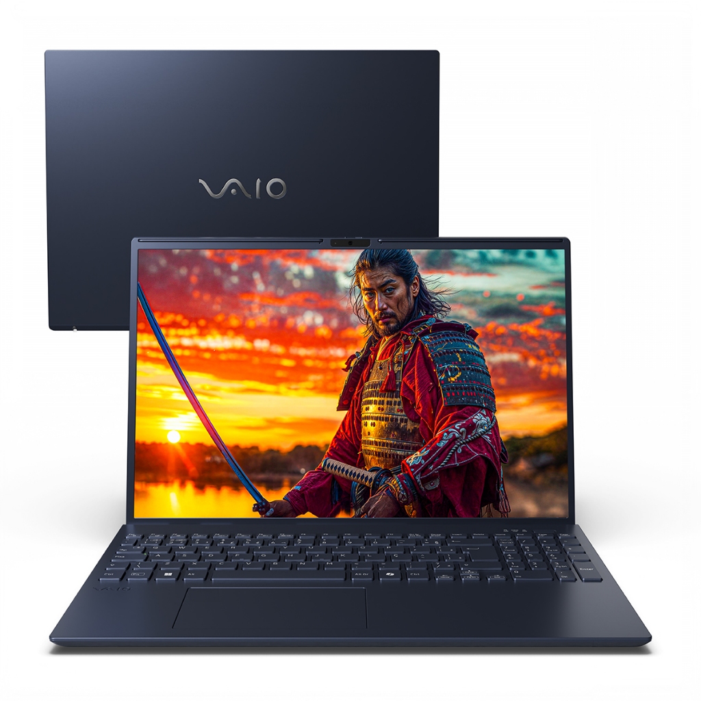 Notebook VAIO FE16 AMD Ryzen 5-5625U Linux 8GB RAM 256GB SSD 16" IPS WUXGA Antirreflexo - 