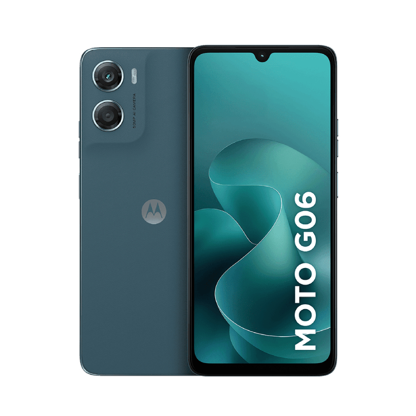 Smartphone Motorola Moto G06 128GB, 4G LTE, 12GB RAM Boost*, Câmera 50MP, Tela 6.9" - Azul