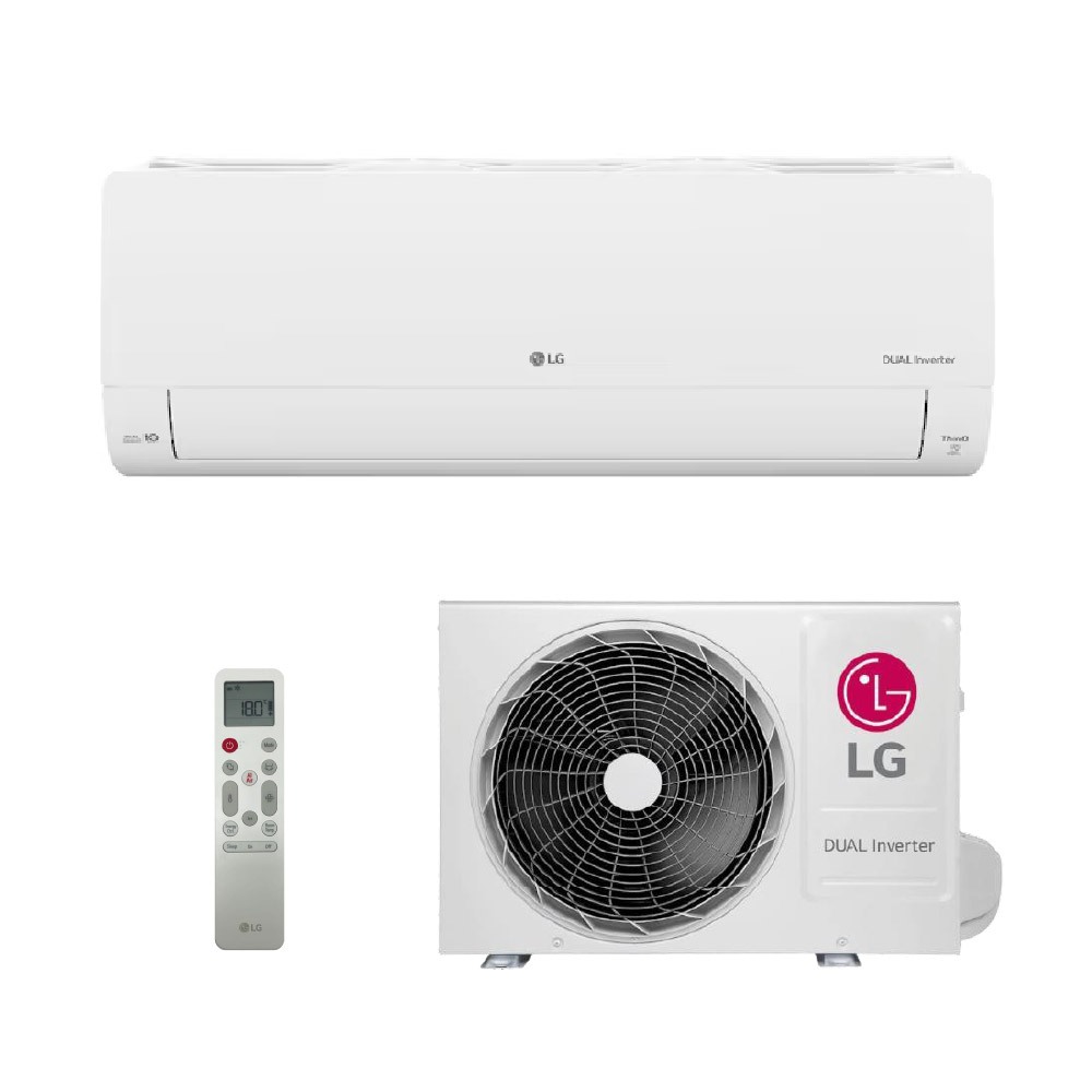 Ar Condicionado Split Hi Wall Inverter LG Dual Voice AI 9.000 Btus Frio 220V