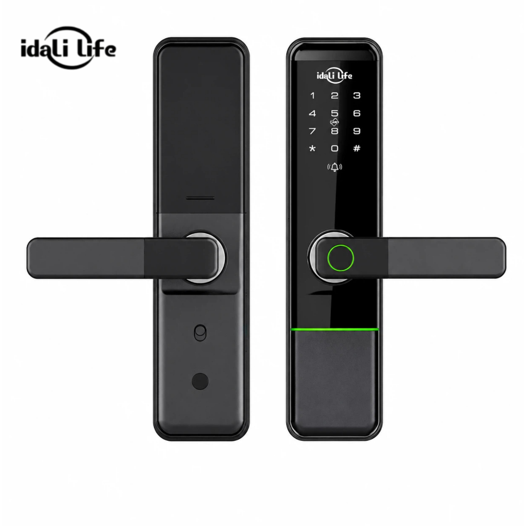 Fechadura Digital Inteligente com Impressão Digital com Tag Wifi Moderna Bloqueio de impre