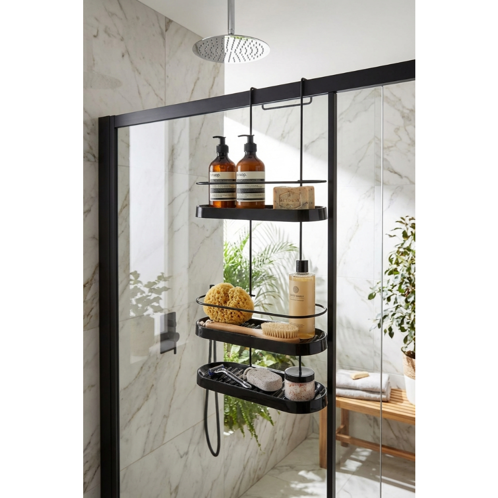 Suporte de Banheiro Shampoo Para Box 3 Andares