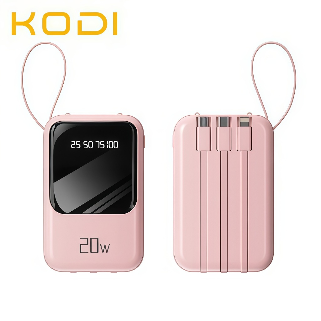 Carregador Portátil 10000mah con 4 cables de carga rápida