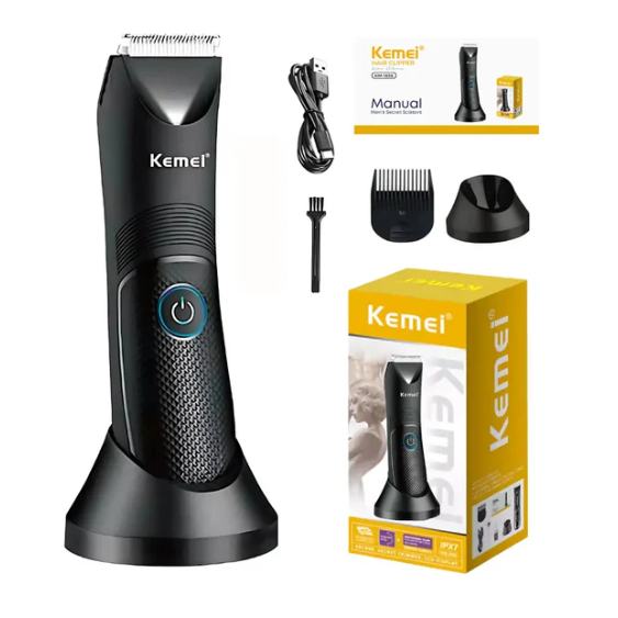Kemei Aparador De Pelo Usb Lavável Bivolt