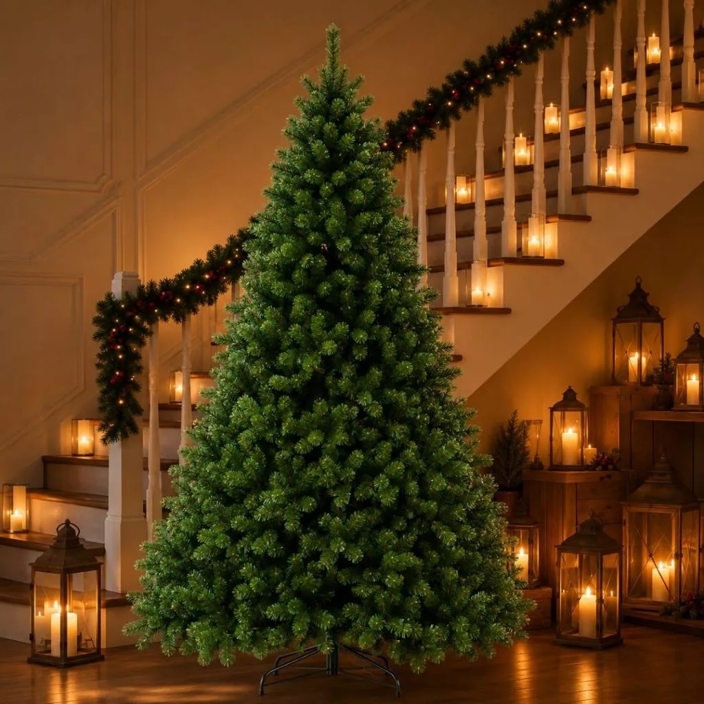 Arvore De Natal 2,10 Metros 650 Galhos Cheia - Pinheiro de Luxo