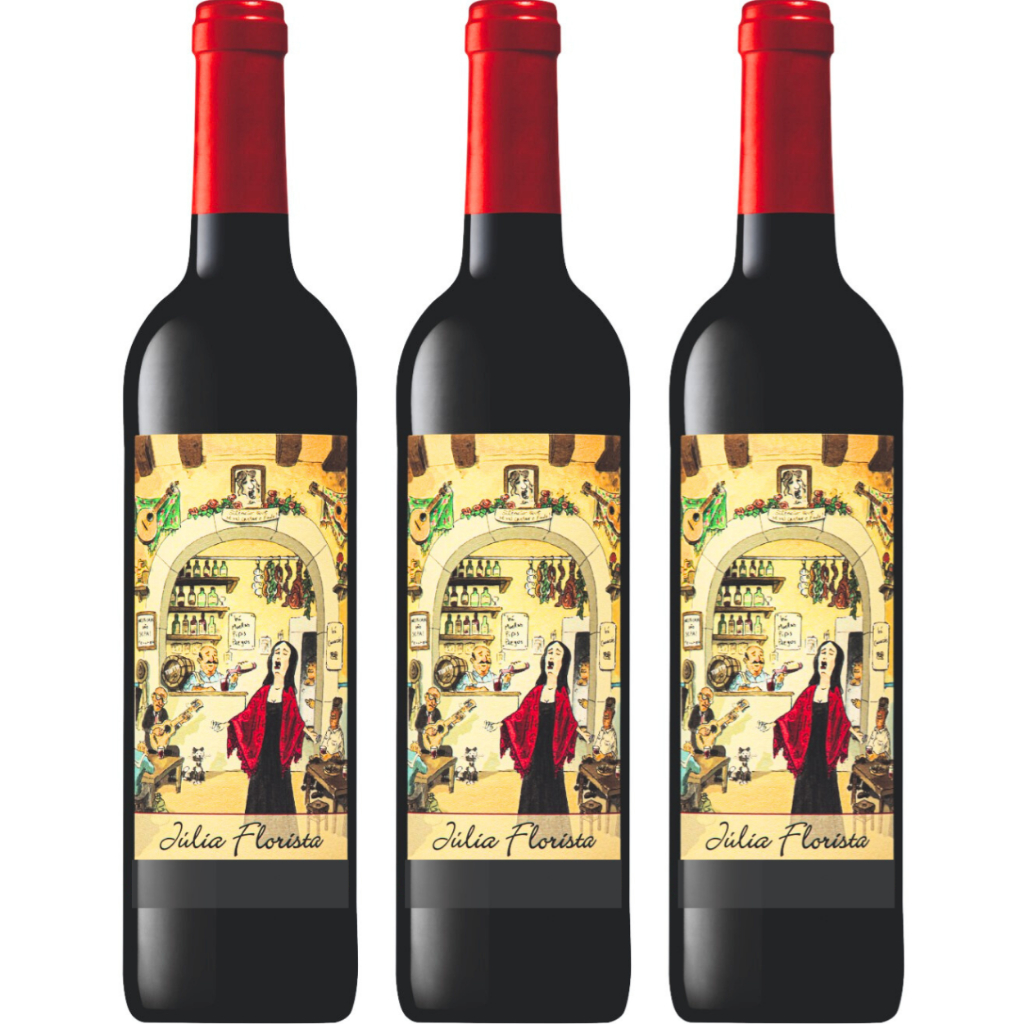 🍷 Kit 3x Vinho Português Tinto Julia Florista 750ml