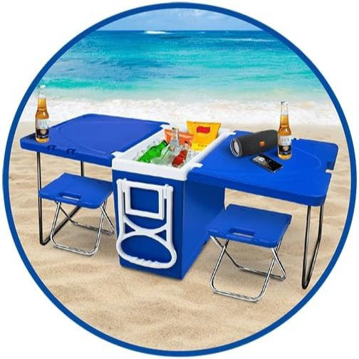 Caixa Térmica Cooler 32L Arqplast com Rodinhas