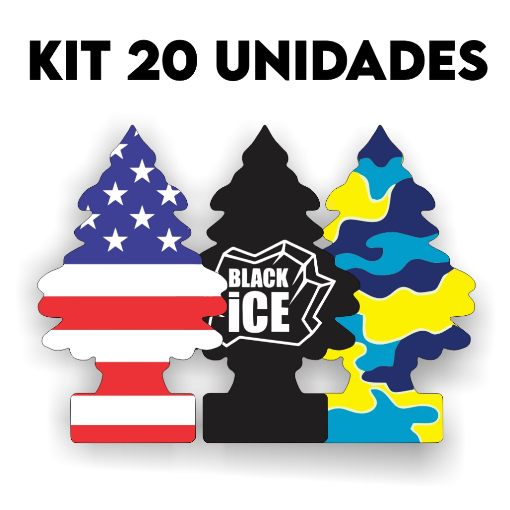 Kit 20 Cheirinho de carro Aromatizador